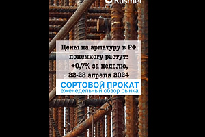 Цены на арматуру снова растут, но медленно