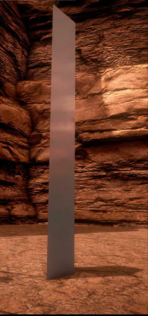 Monolith Metal Object